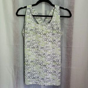 Under Armour Heat Wear Tank Top White Logo Racerback Active Size UNK See Pics